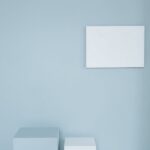 A White Cardboard on the Wall