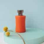 
A Perfume Bottle on a Circle Platform